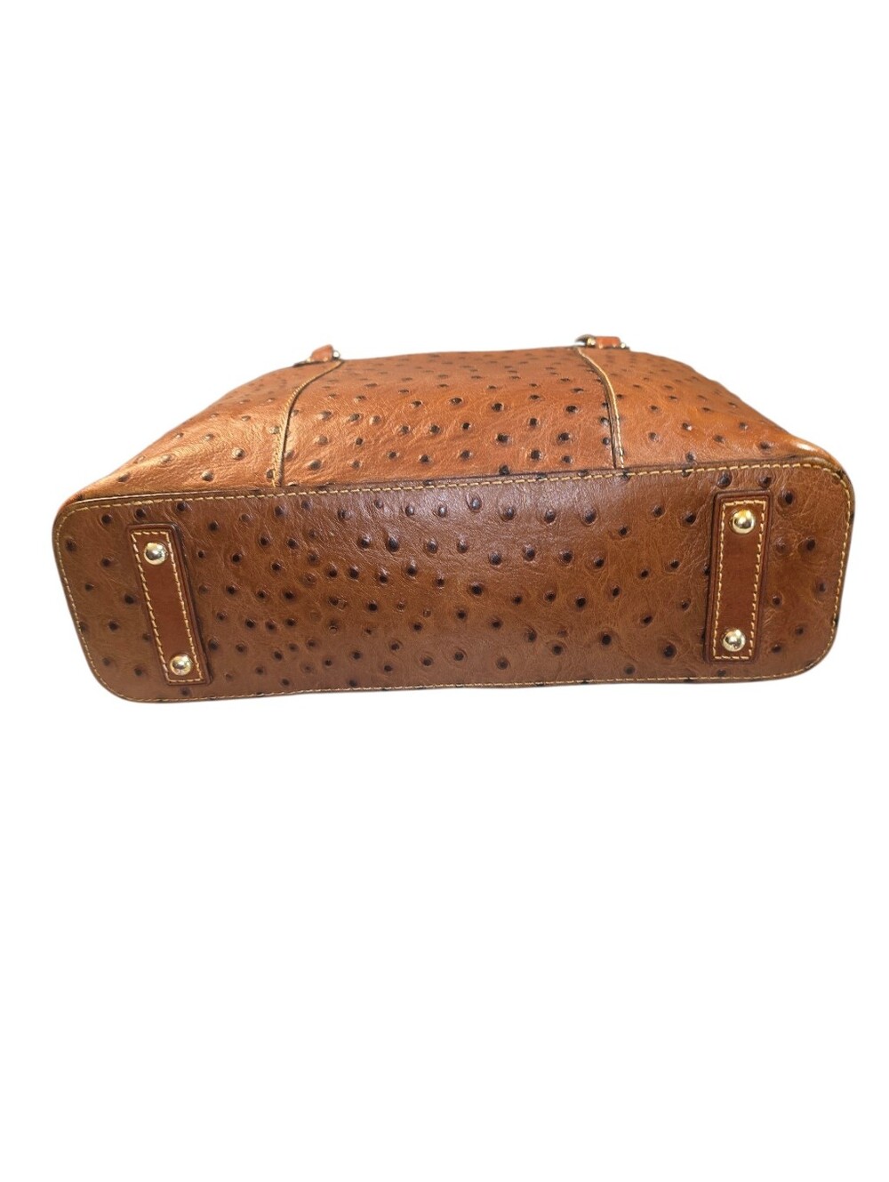 Dooney & Bourke Lexington tote features embossed ostrich leather. - Picture 5 of 11